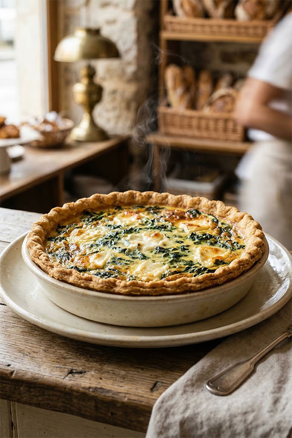 Quiche-au-Épinard-Chèvre